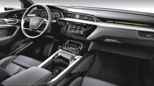 Intérieur de l'Audi e-tron